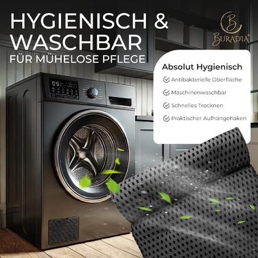 Подушка для ванни з сіткою для прання - Максимальний комфорт та розслаблення з новітньою технологією Air Mesh - Подушка для ванни з 7 потужними присосками - Подушка для шиї/голови (Сірий)