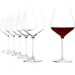 Бордовий келих Starlight 820 мл I Келихи для червоного вина Набір з 6 келихів для вина Можна мити в посудомийній машині I Високофункціональні келихи для вина i відмінної якості