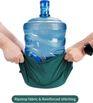 Набір компресійних органайзерів для подорожей ECOHUB, 5 предметів, для валізи та рюкзака, темно-зелений