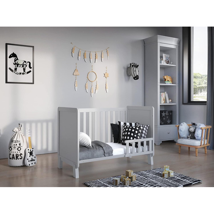Дитяче ліжко-приліжкове Love For Sleep Francis 120x60 з матрацом Aloe Vera, з дерева