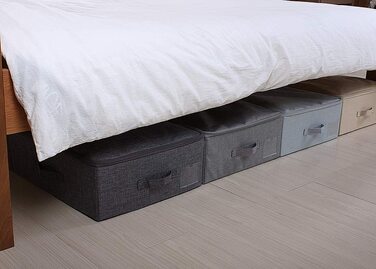 См, Ящик для зберігання під ліжком / дихаючий і захищений від молі компактний ящик для зберігання під ліжком для, 100 * 43 * 18