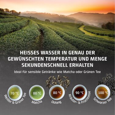 CASO HW 660 Дозатор гарячої води - швидкий нагрів, економія енергії, 8 режимів, для дитячого харчування, з нагадуванням про декальцинацію