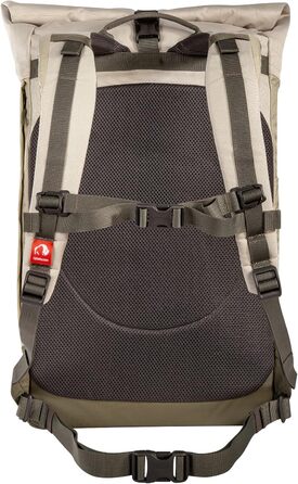 Л Daypack Grip Rolltop Pack - Рюкзак із застібкою на рулон і відділенням для ноутбука на 15 л - 34 літри (Brown Rice Curve), 34