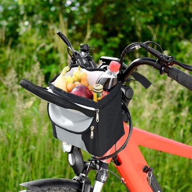 Кошик для велосипеда PEARL Cooler Bag набір з 2 сумок-холодильників для велосипеда, 5 літрів (сумка-холодильник, кермо велосипеда, сумка на кермо, водонепроникні сумки)