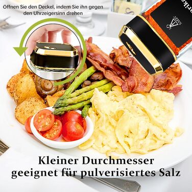 Набір для спецій 24 шт. з поворотними кришками та місткими воронками, вологостійкі етикетки, зручне зберігання спецій
