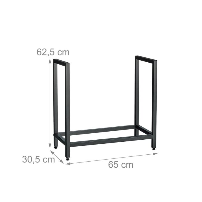 Стильна полиця для дров Relaxdays