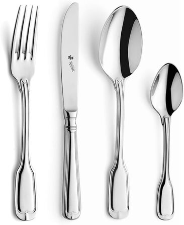 Дитячий столовий набір Paul Wirths Kinderbesteck AUGSBURGER FADEN (4 шт.) - ложка, виделка, ніж | Можна мити в посудомийній машині