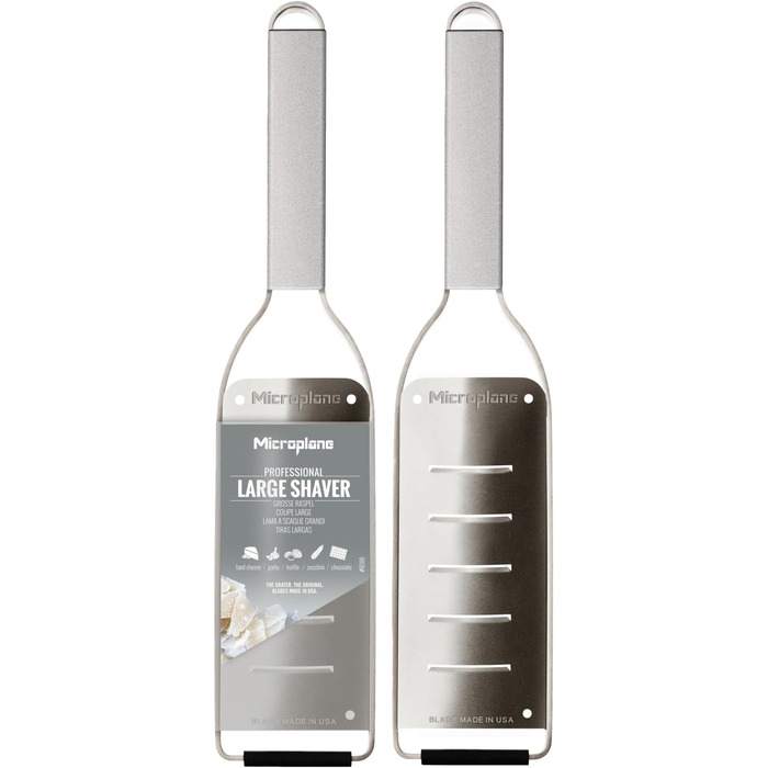 Мікроплан NEUE Professional Serie GROBE Klinge: професійна тертка з нержавіючої сталі для твердого сиру, овочів та спецій | Зроблено в США