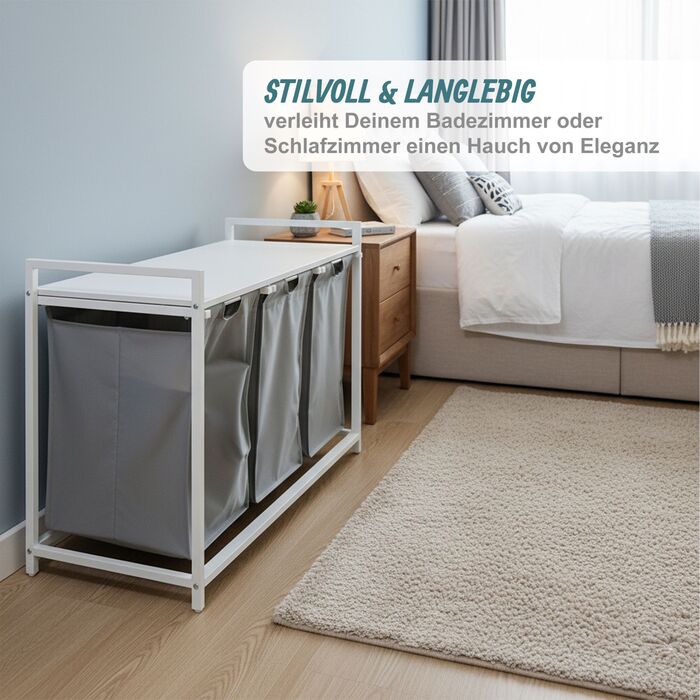 Організатор для білизни Relaxdays з 3 відділеннями та полицею