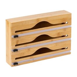 Диспенсер для харчової плівки Relaxdays з бамбука