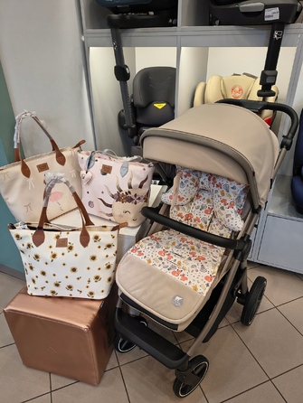 Дитячий прогулянковий візок Carrello Bravo SL Deluxe CRL-5520, колір Shale Beige