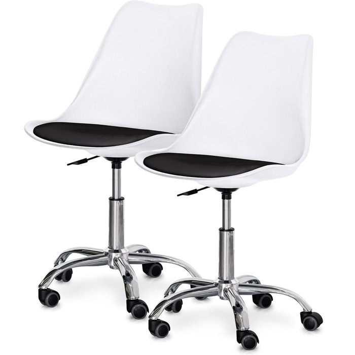 Комплект (2шт) крісло Evo-Kids Capri White / Black (арт H-231 W/B-Х2)