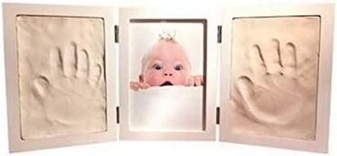 Рамка для картини з написом Baby et Photo, гіпс, білий, 30 х 3,5 х 20 см, 13040007