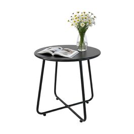 Relaxdays Додатковий столик зі сталі, стійкий до погодних умов