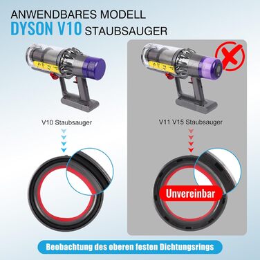 Покращений контейнер для пилу для Dyson V11/V15/SV14/SV15/SV22, запчастини 970050-01 & 965443-01