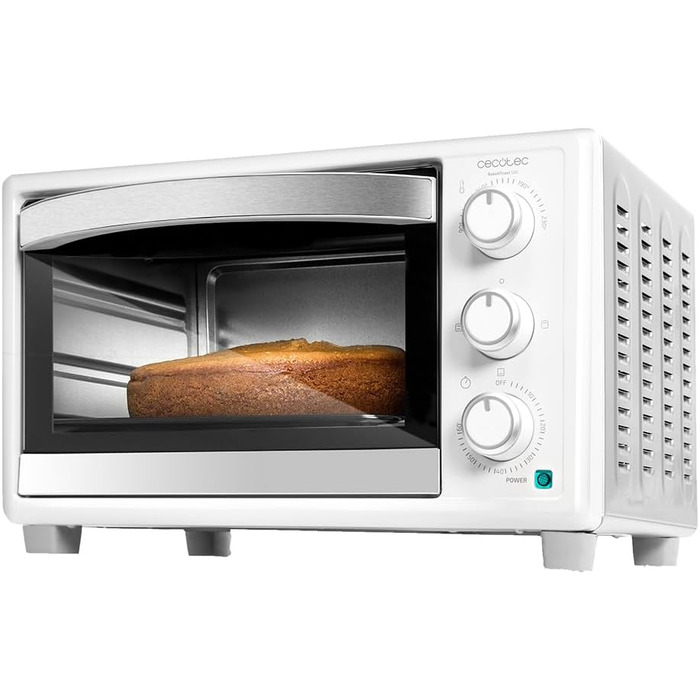 Мультифурна Cecotec Bake&Toast 1090 Black - 23 л, 1000 Вт, таймер, регулювання температури до 230ºC, решітка-гриль, лопатка