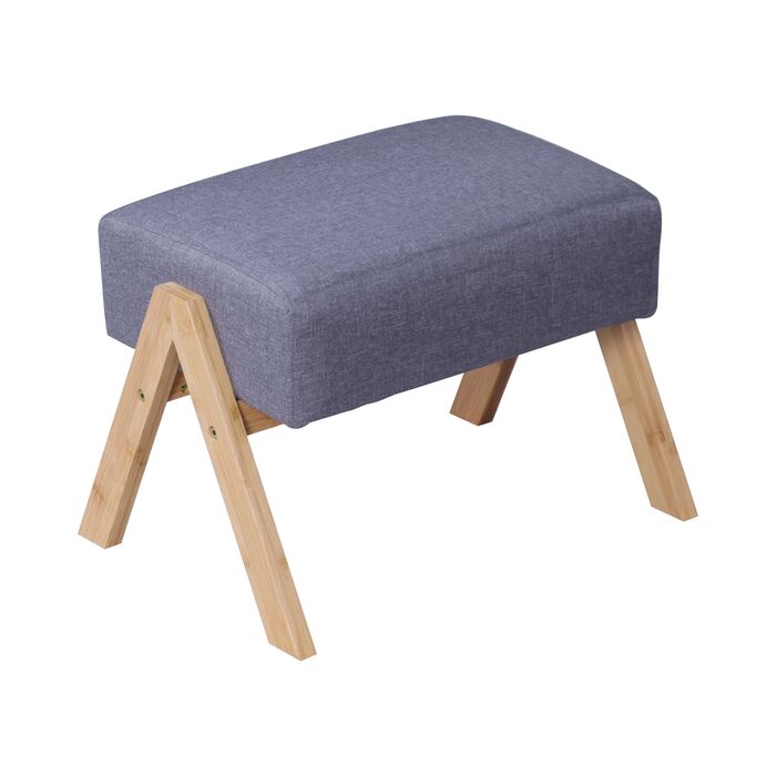 Підставка для ніг Relaxdays з бамбука та тканини