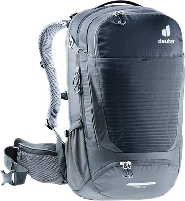 Рюкзак для велосипеда deuter Unisex Trans Alpine Pro 28 28 л одномісний чорно-графітовий