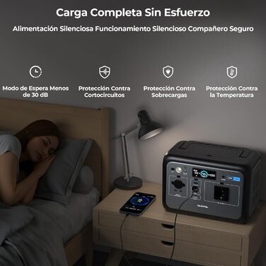 Портативна електростанція OUKITEL P800: 800W, 512Wh LiFePO4, USB-A/C, 1600W пікова потужність, для кемпінгу та подорожей