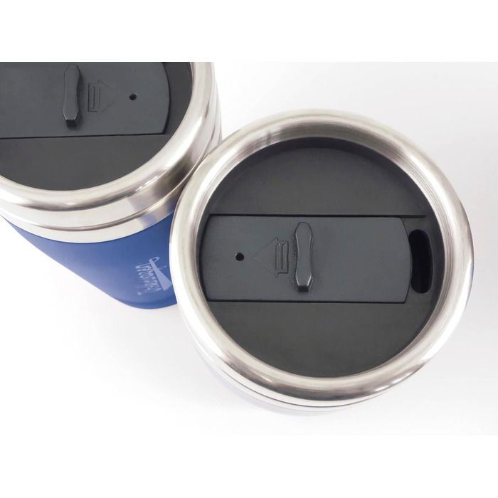 Термокружка BRISA VW Collection Volkswagen GTI, 450 мл, чорна, з подвійними стінками