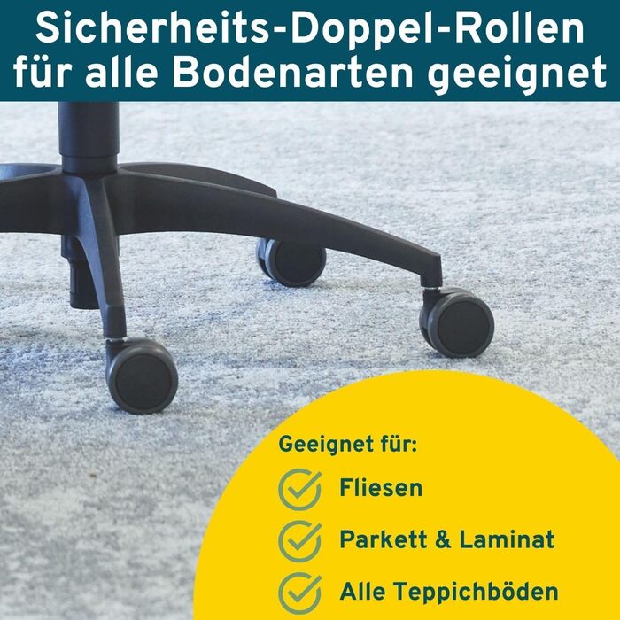 Офісне крісло SCHÄFER Shop Pure SSI Proline P1 з синхромеханікою, підлокітниками та підтримкою попереку, для здоров'я спини