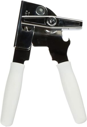 Відкривачка для банок KitchenCraft Swing-A-Way з нержавіючої сталі з відкривачем для пляшок, 8.5 x 5 x 18 см