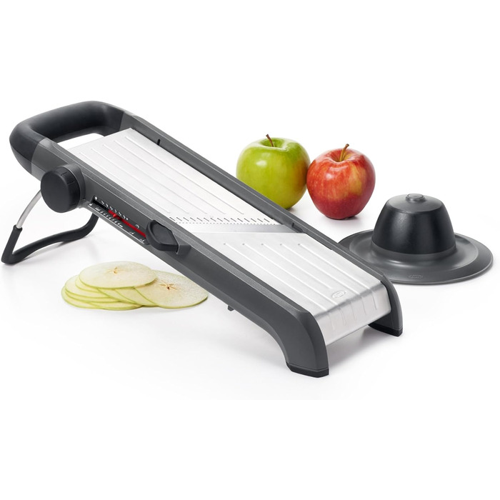 OXO Good Grips Професійний овочевий та фруктовий слайсер 2.0 з японської сталі, сірий, для кухні