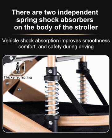 Дитяча коляска YAZOCO 3 в 1: Buggy, Babybett, Комплект. Компактна, складна, з алюмінієвим каркасом для новонароджених (2 шт. чорного кольору)