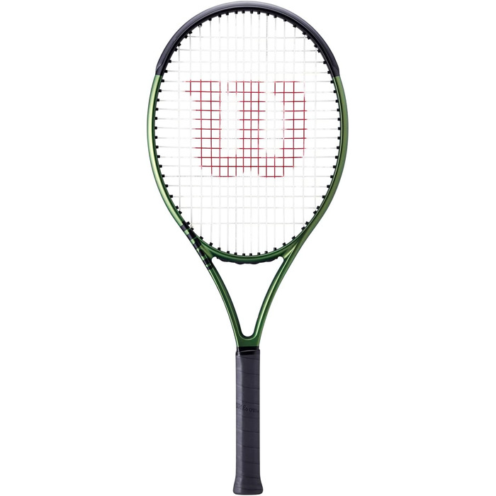 Тенісна ракетка Wilson Blade Jr v8.0, для дітей, з вуглецевого волокна, балансування з важкою ручкою 26