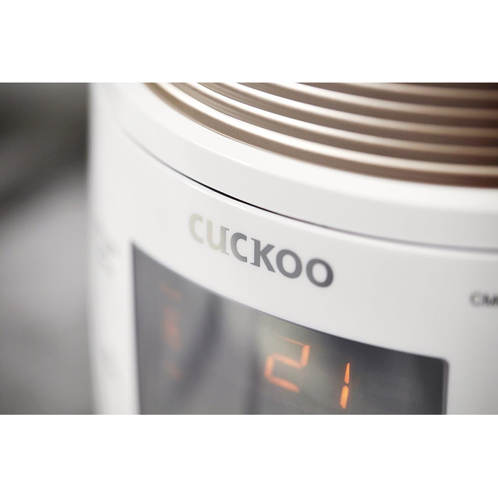 Мультиварка CUCKOO CMC-QSB501S iCook Q5 Premium з функцією парового тиску, 4.75 л, 8-в-1, з голосовим керуванням, 3D нагріванням, підтримкою температури, нержавіюча сталь з антипригарним покриттям