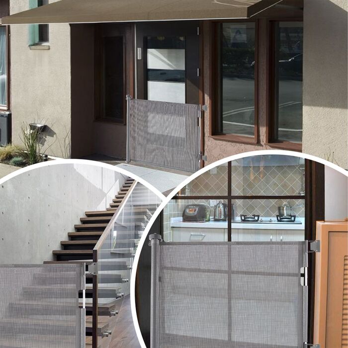 Захисна сітка для дверей, що висувається Relaxdays