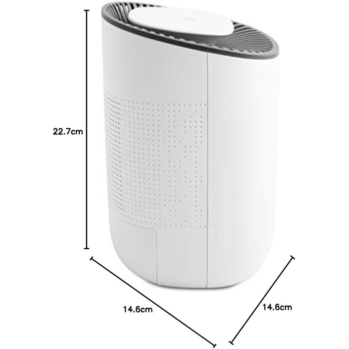 SUNTEC DrySlim 300 point: Електричний осушувач повітря для дому - 20 л/день, 63 м2, 3-в-1 (осушувач, очищувач, сушарка)