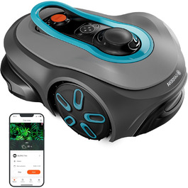 Робот-газонокосачка Gardena Smart Sileno Free Set 600 м²: LONA Intelligence, обрізка по краю, без кабелю, тиха робота, керування через додаток (19921-20)