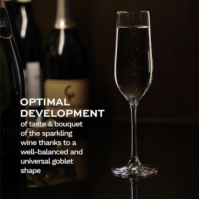 Бокали для білого вина Stölzle Lausitz Weinland 6 шт, 290 мл - Кришталеві келихи для червоного та білого вина, Німеччина
