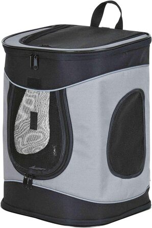 Рюкзак Trixie 28944 Timon, 34 44 30 см, чорний/сірий, (1 упаковка)