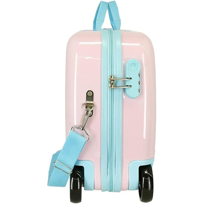 Дитяча валіза Disney Minnie Florals, рожева, 50 х 38 х 20 см, жорстка, з комбінованою застібкою з АБС-пластику, 34 л, 1,8 кг, 4 колеса, Ручна поклажа