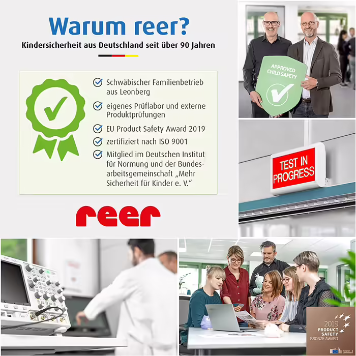 Термобокси для дитячого харчування Reer PURE з нержавіючої сталі, 300 мл і 350 мл, сріблясті, набір з чашкою