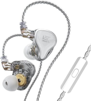 Внутрішньоканальний монітор LINSOUL KZ ZAS 7BA1DD, HiFi Bass, Ігрові навушники, Hybrid IEM, знімний кабель