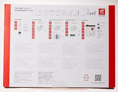Вакуумний стартовий набір ZWILLING Fresh & Save, 16 предметів, в т.ч. банка, насос і мішок, La Mer