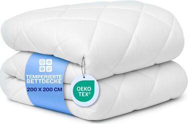 Ковдра DREAMWAY 4-сезонна, 135x200 см, мікрофібра 300gsm, біла, сертифікат Oeko-Tex