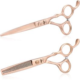 Дюймовий набір ножиць для волосся для чоловіків, жінок та дітей - 2 шт., 6-