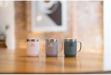 Термокружка Stanley Classic Legendary Camp Mug - 0.23L, сірий - нержавіюча сталь, для кемпінгу