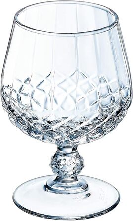 Набір келихів для коньяку Cristal d'Arques Paris Longchamp, 320 мл, 6 шт., Kwarx, міцна упаковка