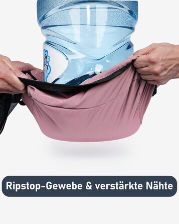 Набір органайзерів для подорожей ECOHUB (7 шт), дорожні компресійні сумки з переробленого PET, рожеві