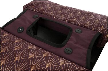 FAST RIDER Fastrider Nara Double Pannier Trend MIK (Deco Aubergine), FAST RIDER Fastrider Nara Double Pannier Trend MIK (Deco Aubergine)