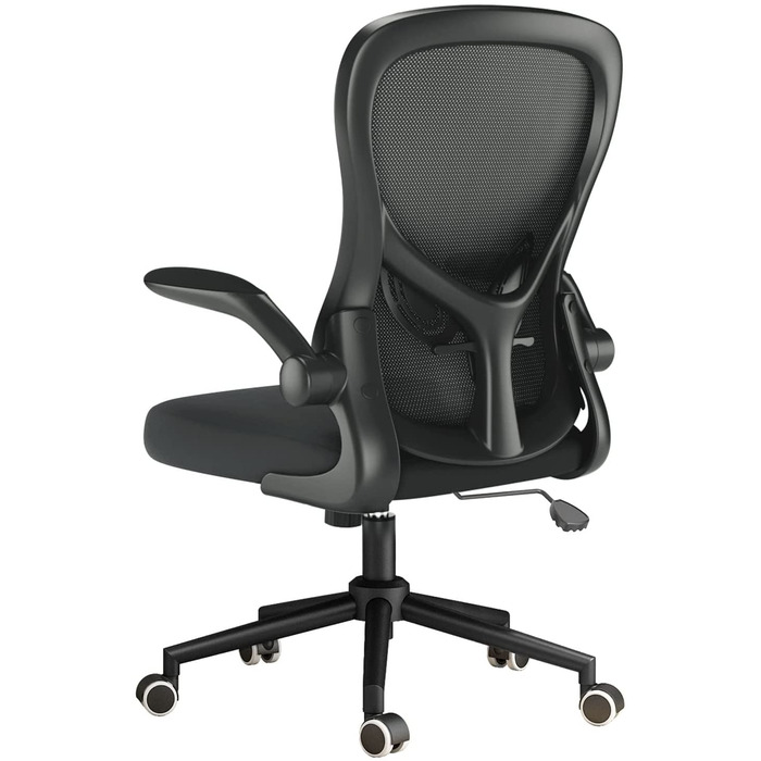 Офісне крісло Hbada ергономічне офісне крісло поворотне крісло з відкидними підлокітниками регульована поперекова опора сітчастий комп'ютер
