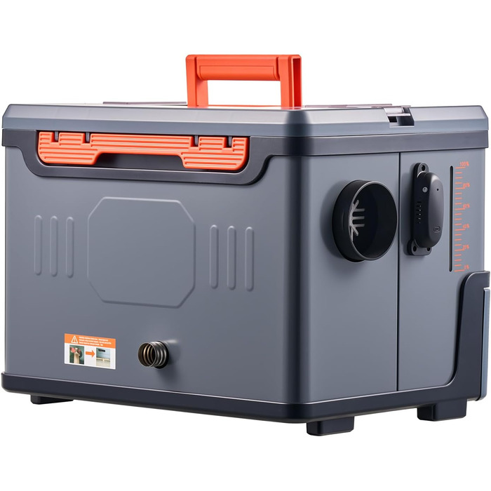 Дизельний опалювач VEVOR 8 кВт, 12/24V, портативний, з Bluetooth, пультом ДУ та LCD, 5л бак, для вантажівок та автодому