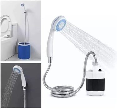 Переносний душ для кемпінгу HYDROPORT 2200 mAh: для подорожей, пляжу, домашніх тварин