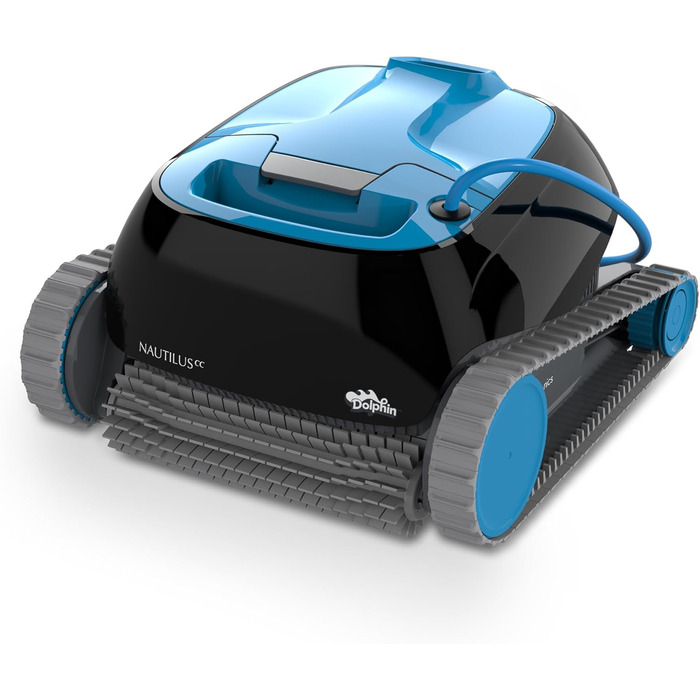 Автоматичний робот-пилосос для басейну Dolphin Nautilus CC з кабелем, очищення дна та стін, енергозберігаючий, для вбудованих басейнів до 10 м, водоочистка