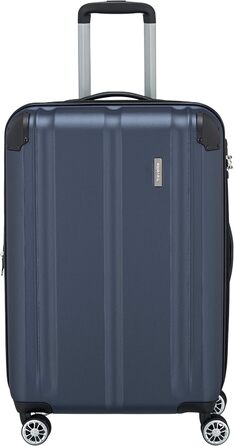 Чемодан Travelite City з 4 колесами, великий/середній, зелений (Marine), 77 см